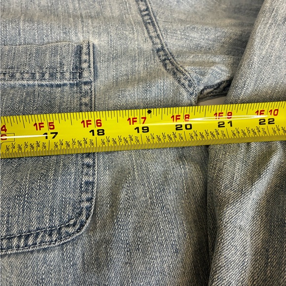 Denim Blue Button Down Shirt - Picture 5 of 7